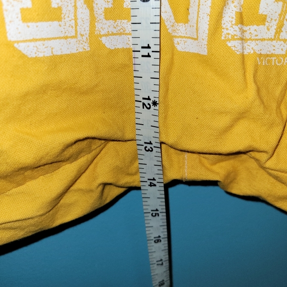 PINK Victoria's Secret Yellow Cotton Tote Yellow - Picture 7 of 7